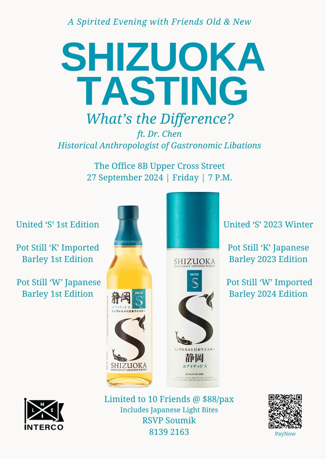 Shizuoka Tasting - 27 Sep 24