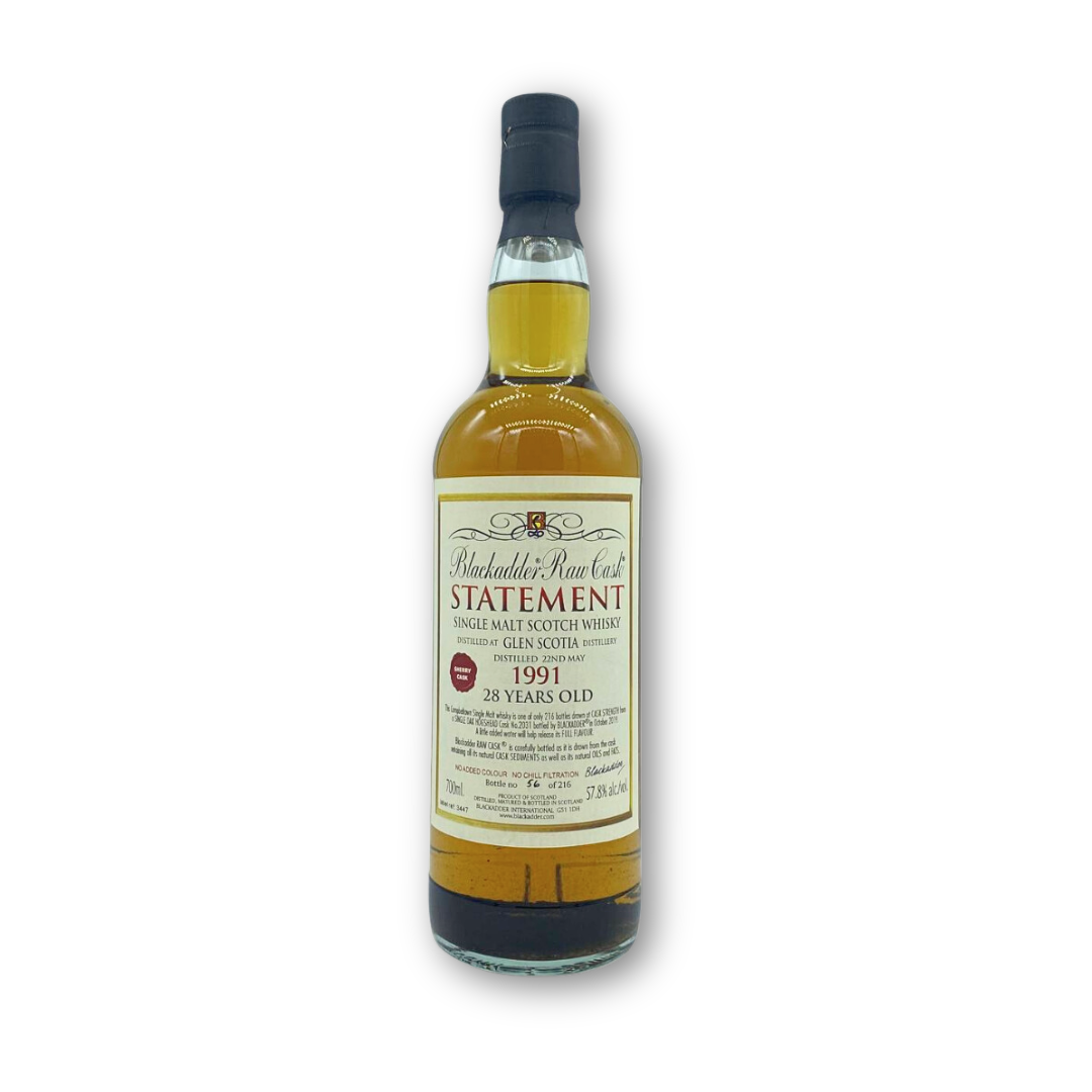 BLACKADDER Statement No 33 Glen Scotia 1991 28YO