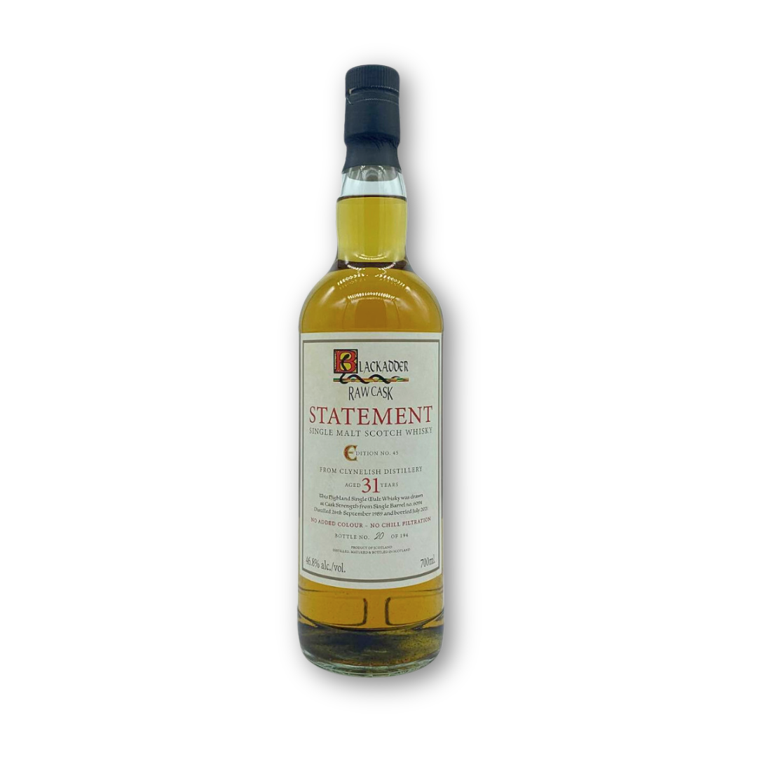 BLACKADDER Statement No 45 Clynelish 1989 31YO