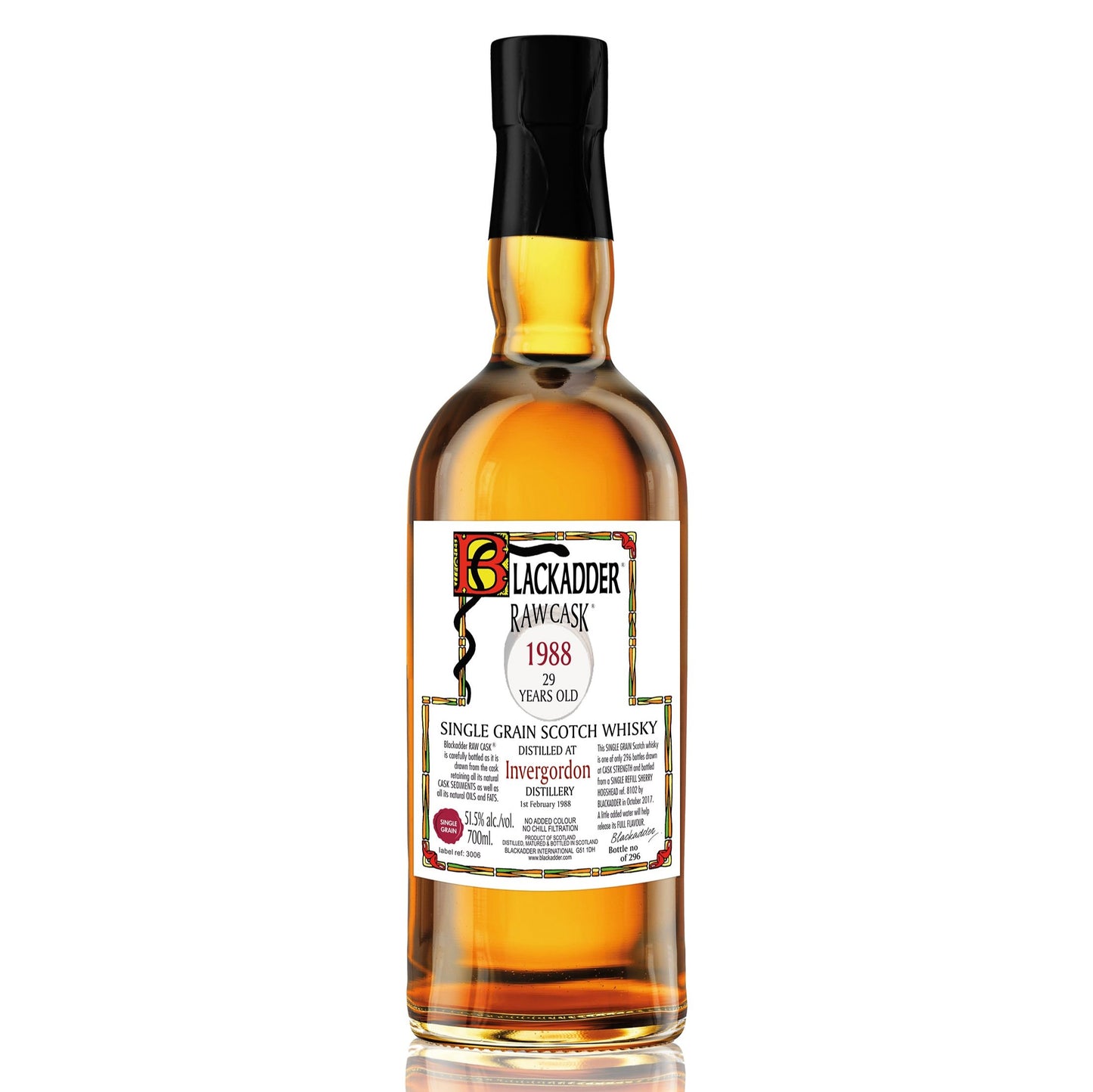 BLACKADDER Raw Cask Invergordon 1988 29YO