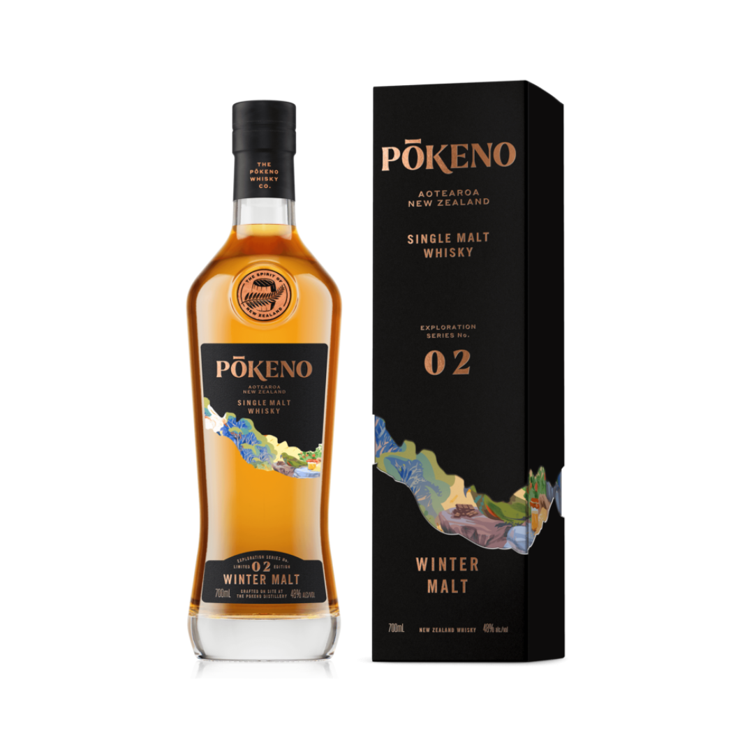 Pōkeno: Exploration Series 'Winter Malt' New Zealand Single Malt Whisky