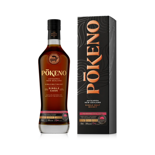 Pōkeno Single Cask #0412 PX Sherry Cask New Zealand Single Malt Whisky