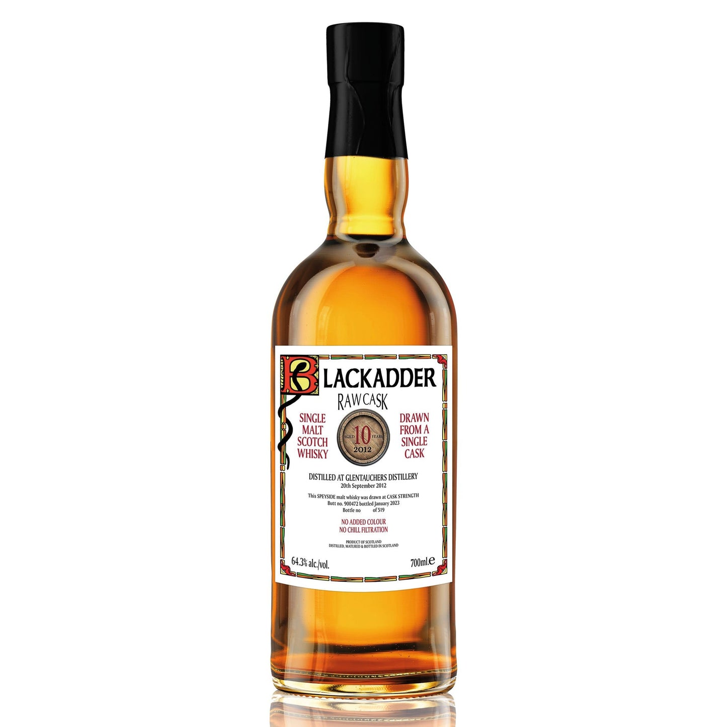 BLACKADDER Raw Cask Glentauchers 2012 10YO