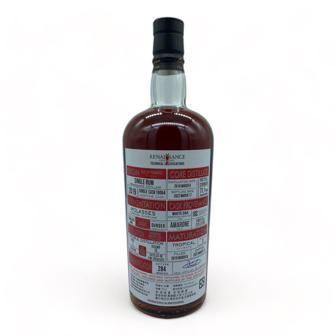 RENAISSANCE 2019 Amarone Cask 19064