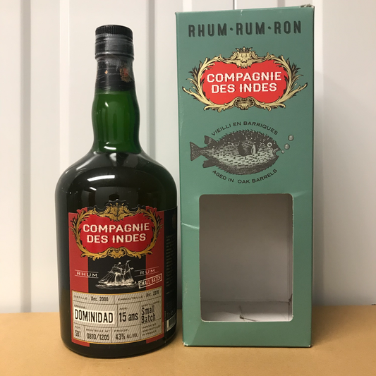 COMPAGNIE DE INDES Dominidad Rum 15YO (Blend)